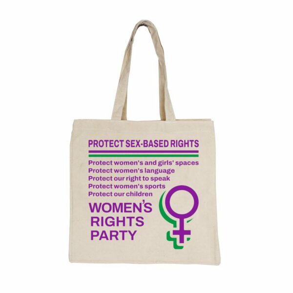 Women's Rights Party tote bag
