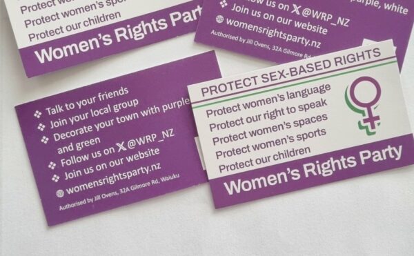 New Zealand Women's Rights Party - Cards