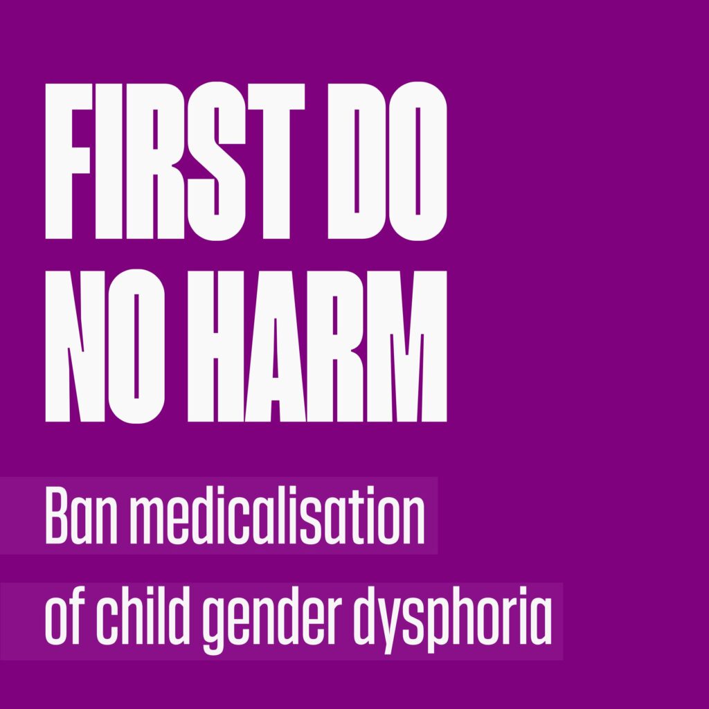 Ban Medicalisation of child gender dysphoria