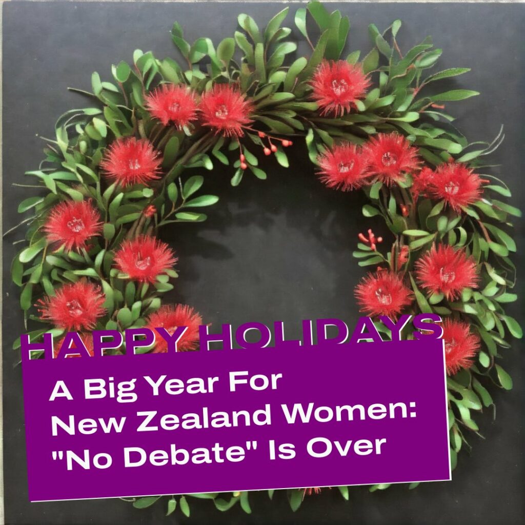 Happy Holidays from the New Zealand Women's Rights Party 2023